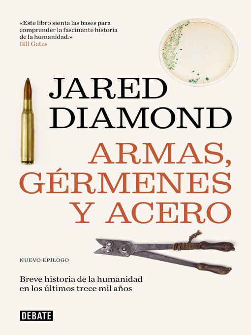 Title details for Armas, gérmenes y acero by Jared Diamond - Wait list
